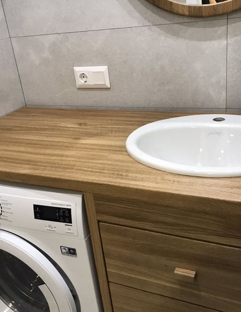 Тумба под умывальник из дуба 0202