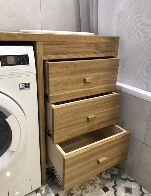 Тумба под умывальник из дуба 0202