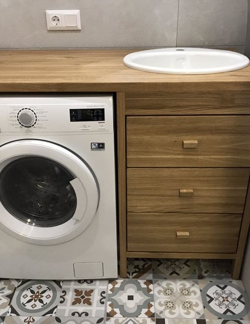 Тумба под умывальник из дуба 0202