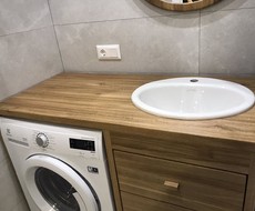 Тумба под умывальник из дуба 0202