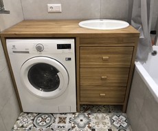 Тумба под умывальник из дуба 0202