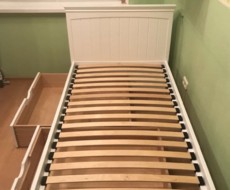 Односпальная кровать из березы 0104