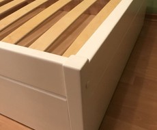 Односпальная кровать из березы 0104