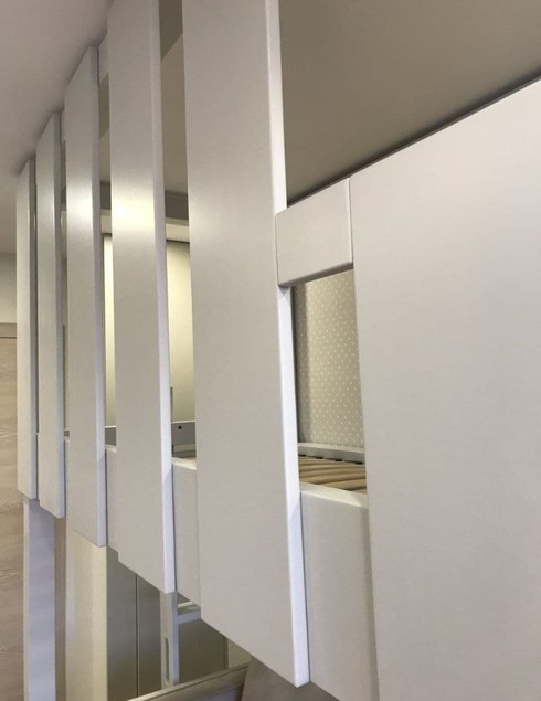 Кровать-чердак из березы