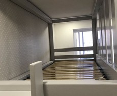 Кровать-чердак из березы