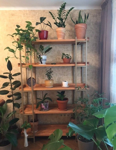 Стеллаж из березы