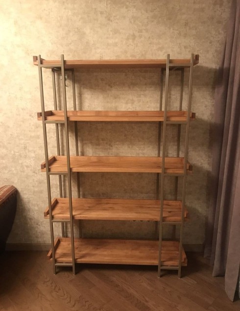 Стеллаж из березы