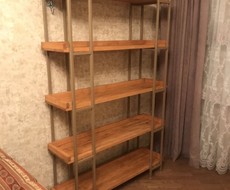 Стеллаж из березы